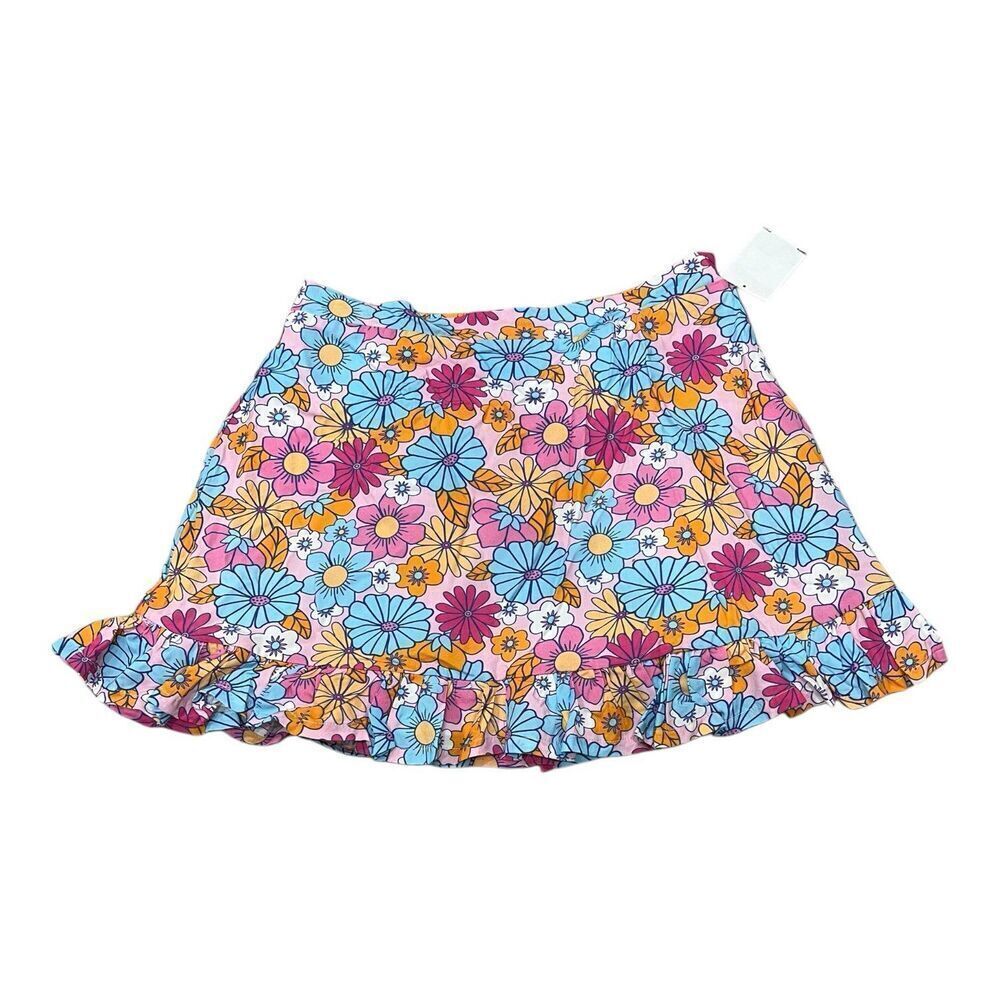 Andy & Evan Floral Ruffle Skirt Teen 14